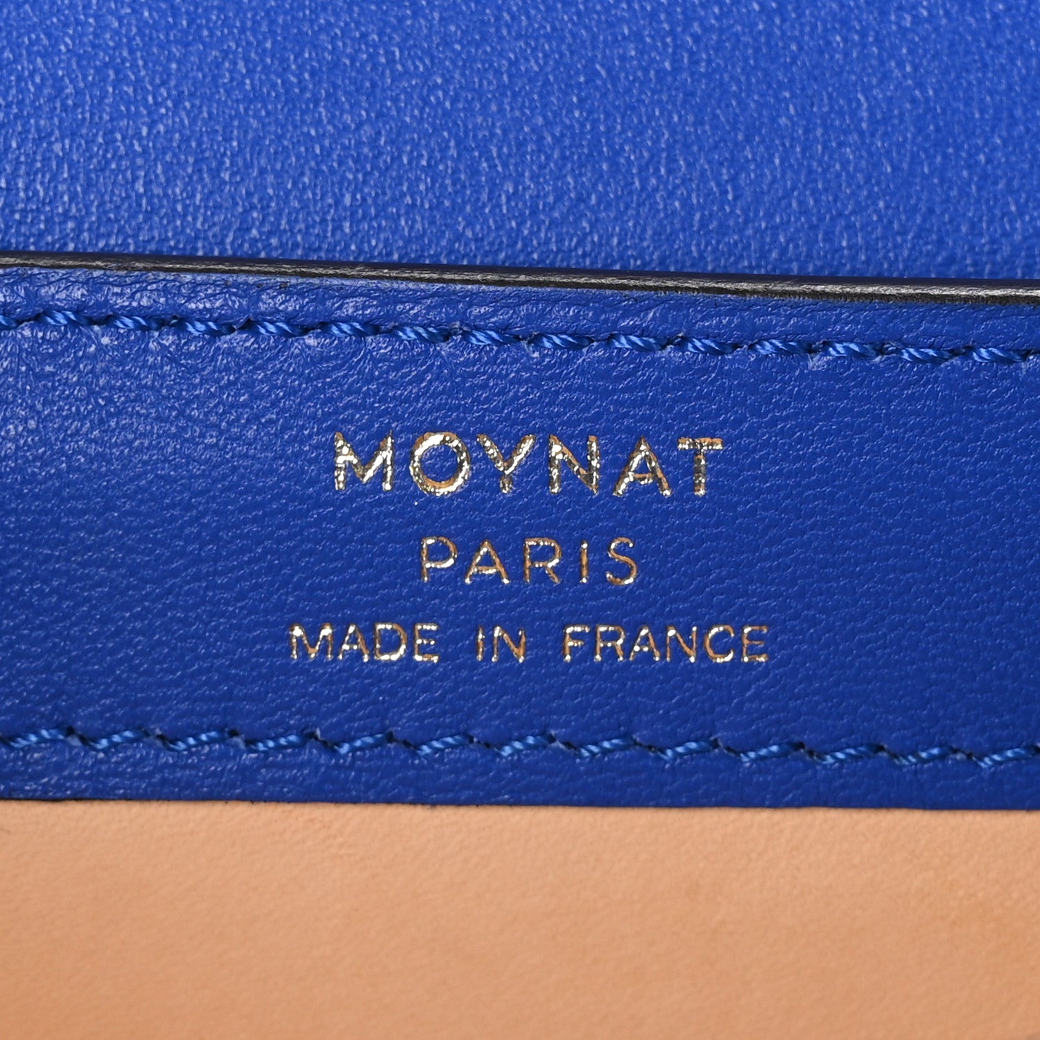 Moynat Suede Rejane BB Blue 6 of 9