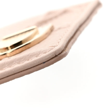 Christian Dior Grained Calfskin Cannage Diorama Card Holder Rose Poudre 9 of 10