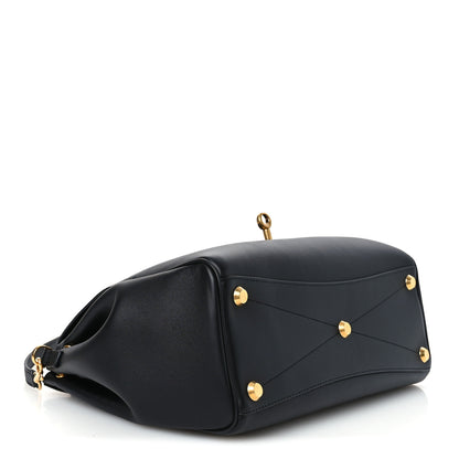 Balenciaga Smooth Calfskin Small Bel Air Carry All Bag Black 4 of 11