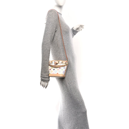 Louis Vuitton LV X TM Monogram Multicolor Nano Noe NV White 2 of 9