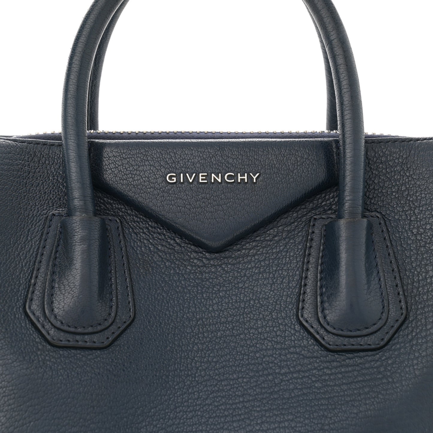 Sugar Goatskin Small Antigona Navy