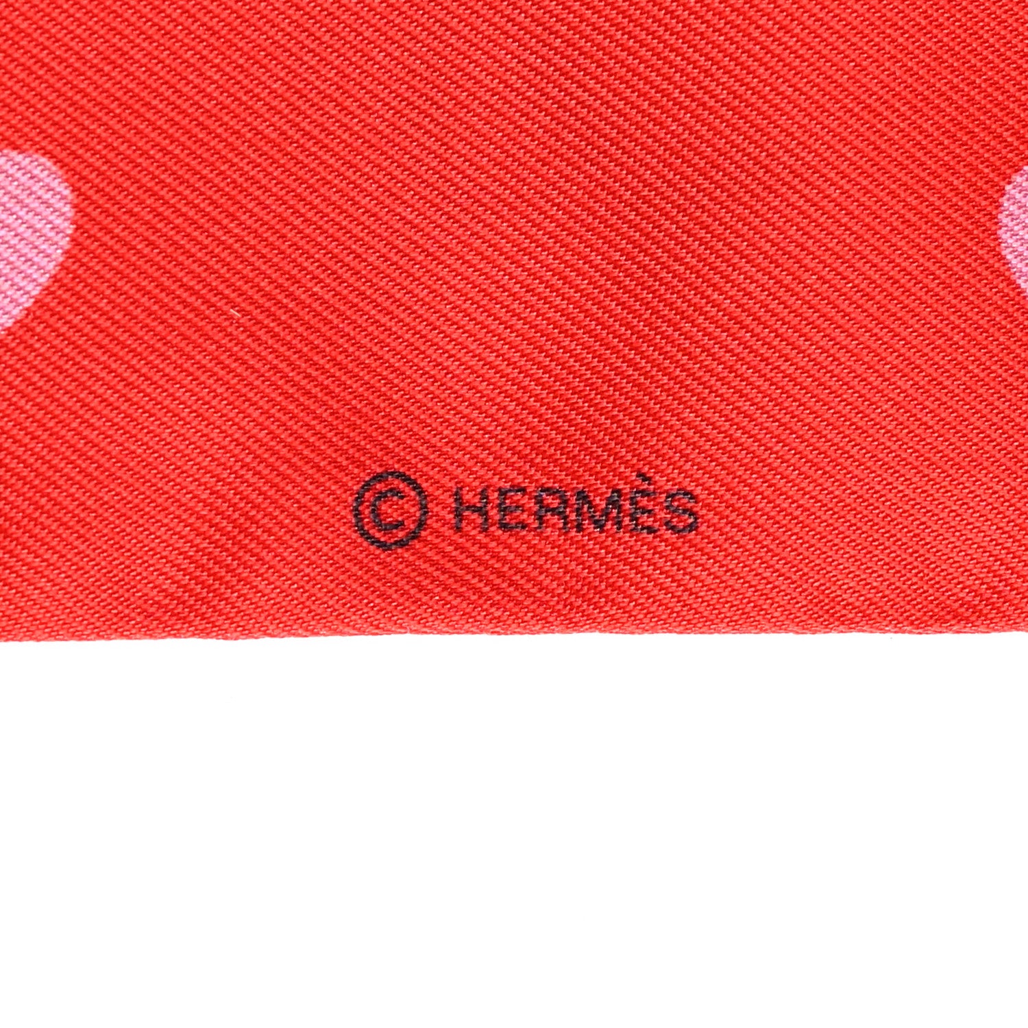 Hermes Silk Tea Time Twilly Rouge Vif Vert Multicolor 4 of 4