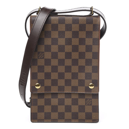 Louis Vuitton Damier Ebene Portobello Travel Shoulder Bag 1 of 11