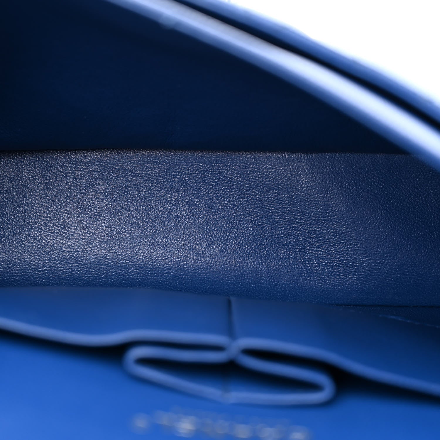 Chanel Caviar Quilted Medium Double Flap Blue 5 of 10