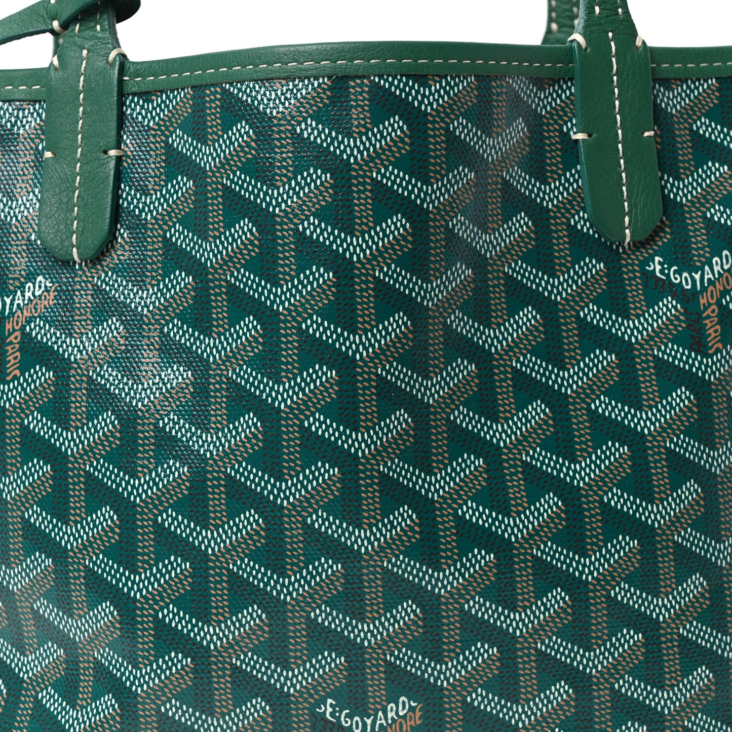 Goyardine Reversible Mini Anjou Green