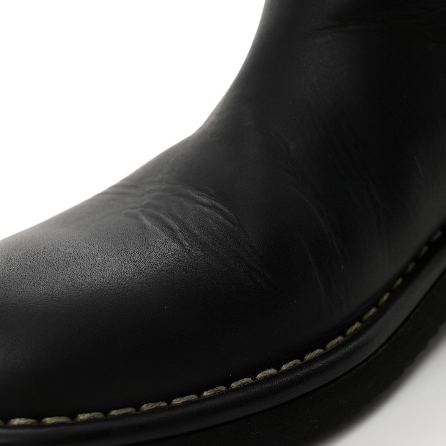 Chanel Oily Calfskin Star Quilted Biker Boots 39.5 Black 10 of 11