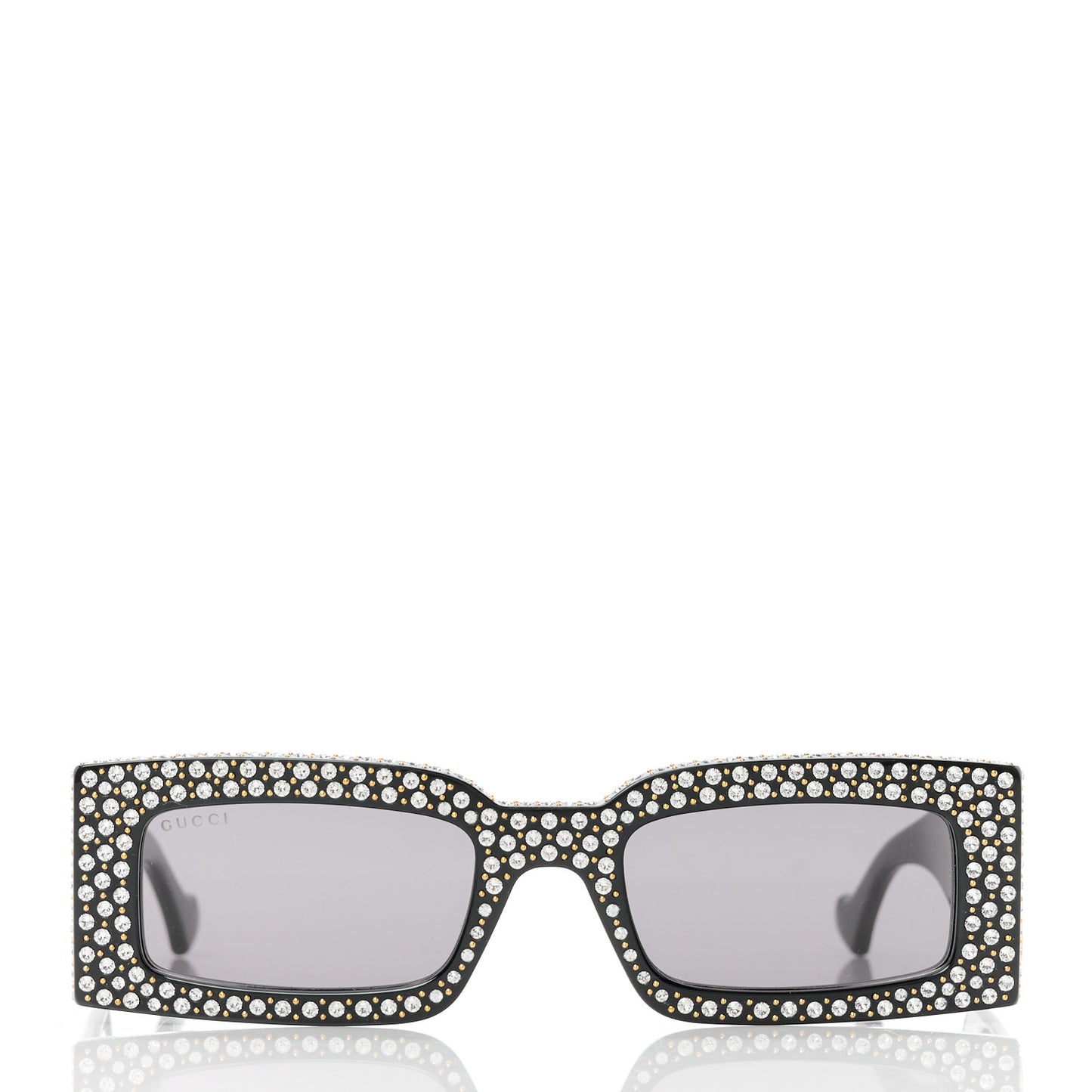 Acetate Crystal Studded Sunglasses GG1425S Black