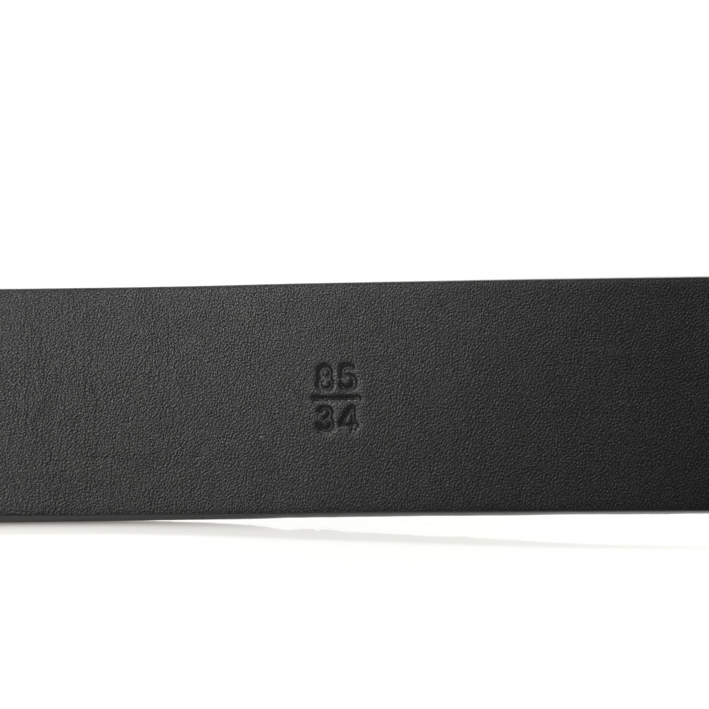 Glazed Calfskin CC Belt 85 34 Black