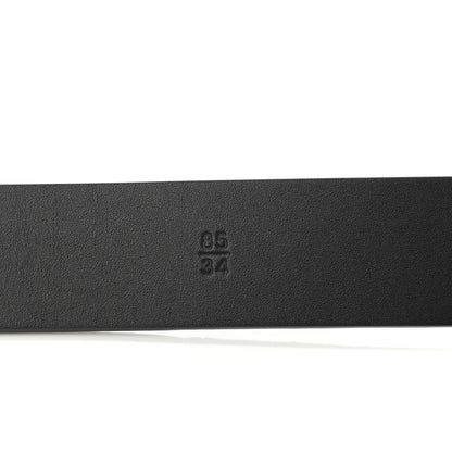 Chanel Glazed Calfskin CC Belt 85 34 Black 3 of 6
