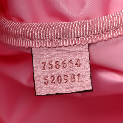 Gucci Crystal Monogram Web Medium Duffle Bag Pink 7 of 10