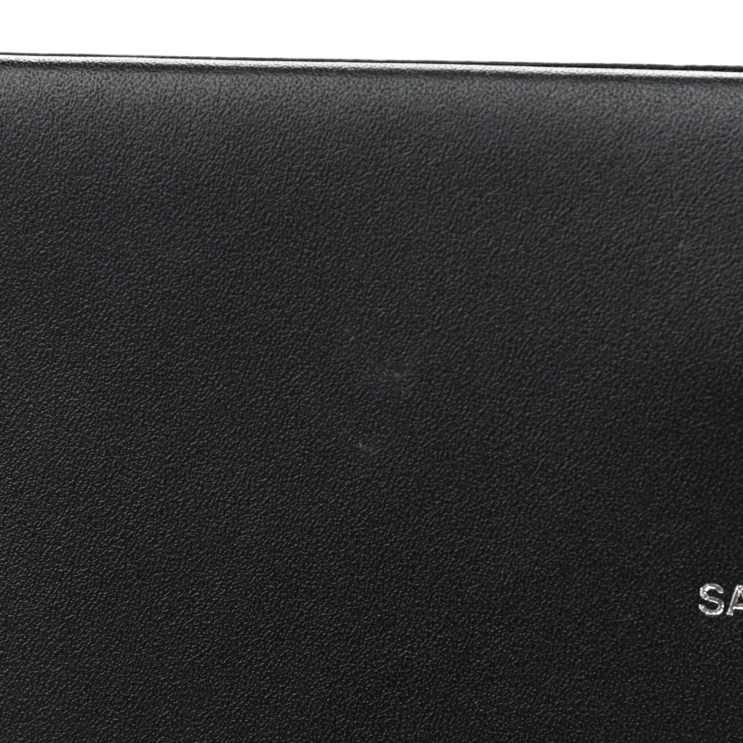 Saint Laurent Smooth Calfskin Patchwork Classic Monogram Kate Tassel Chain Wallet Black 11 of 11