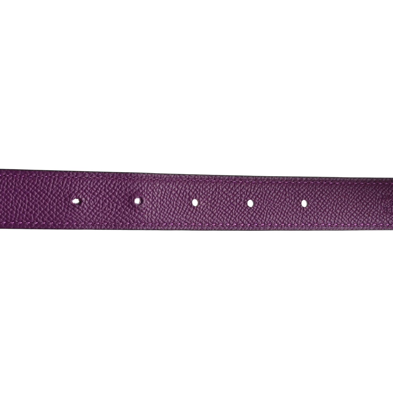 Hermes Epsom Swift 32mm H Belt 90/36 Rose Mexico Anemone 7 of 8