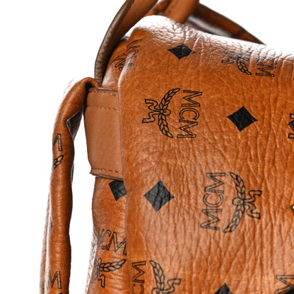 MCM Visetos Studded Medium Stark M Backpack Cognac 15 of 16