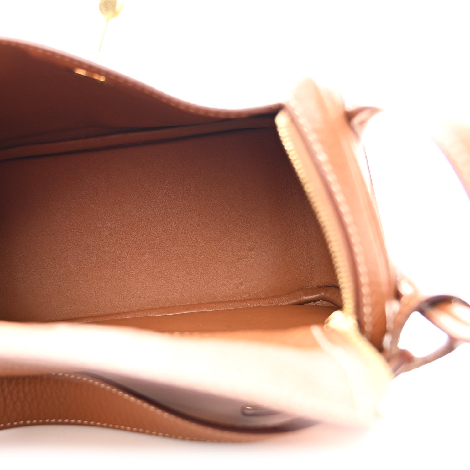 Hermes Taurillon Clemence Mini Lindy 20 Gold 5 of 12