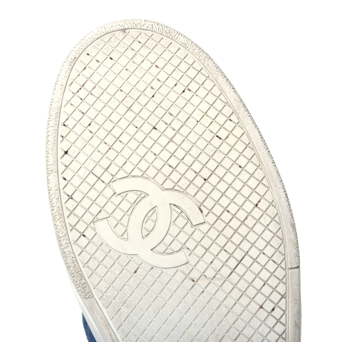 Suede Calfskin Sneakers 42 Light Blue