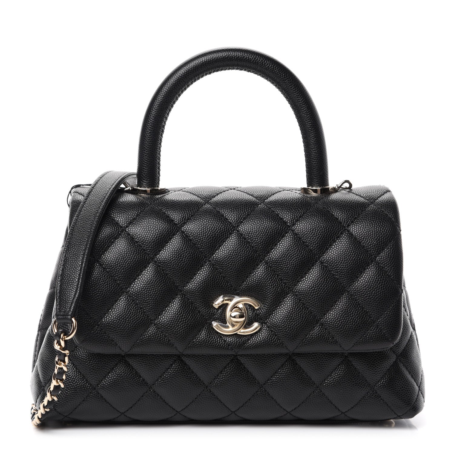 Chanel Caviar Quilted Mini Coco Handle Flap Black 1 of 10