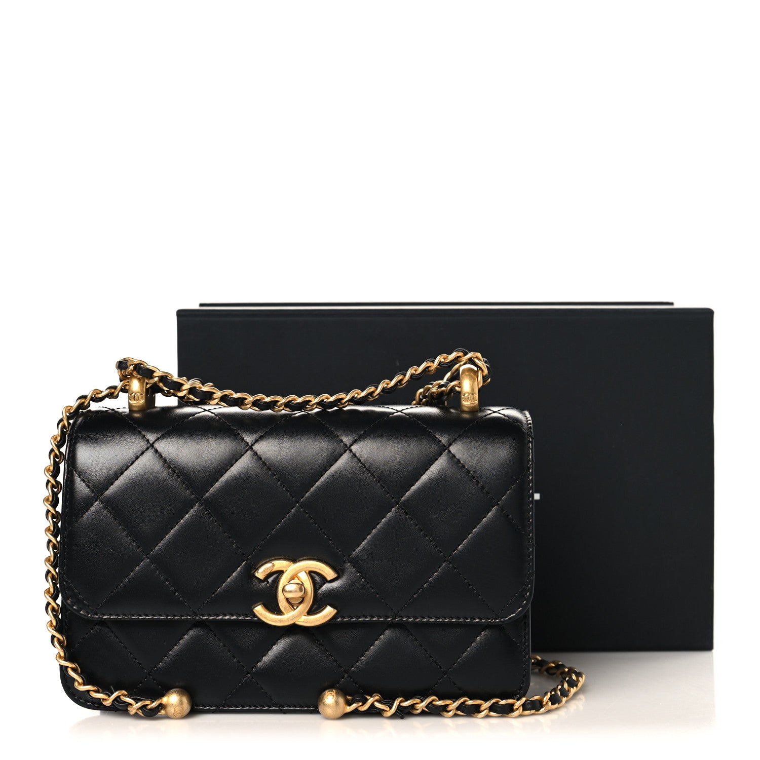 Chanel Calfskin Quilted Mini Perfect Fit Flap Black 12 of 12