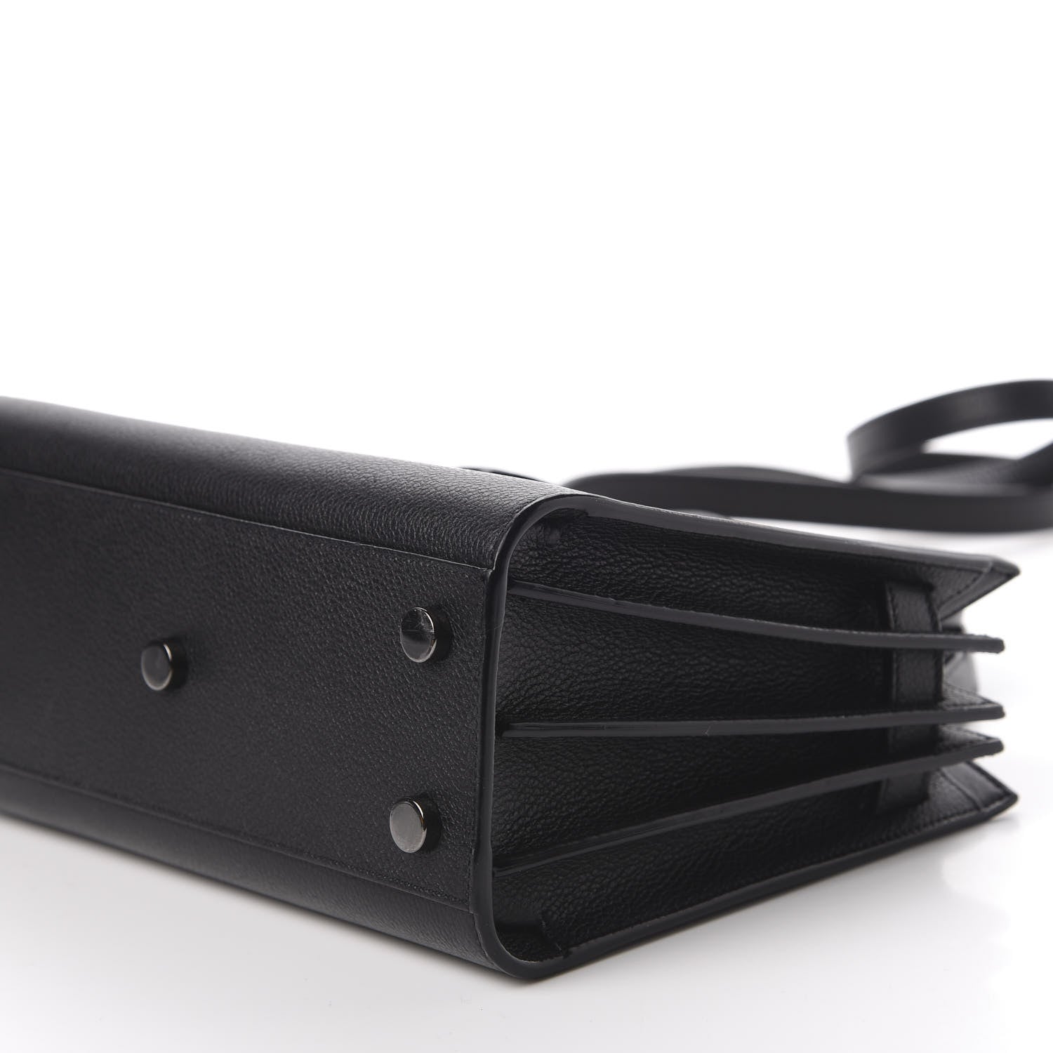 Saint Laurent Grained Calfskin Nano Sac De Jour Black 8 of 12