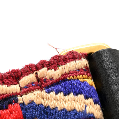Valentino Garavani Canvas Native Couture 1975 Embroidered Rockstud Guitar Strap Multicolor 6 of 7