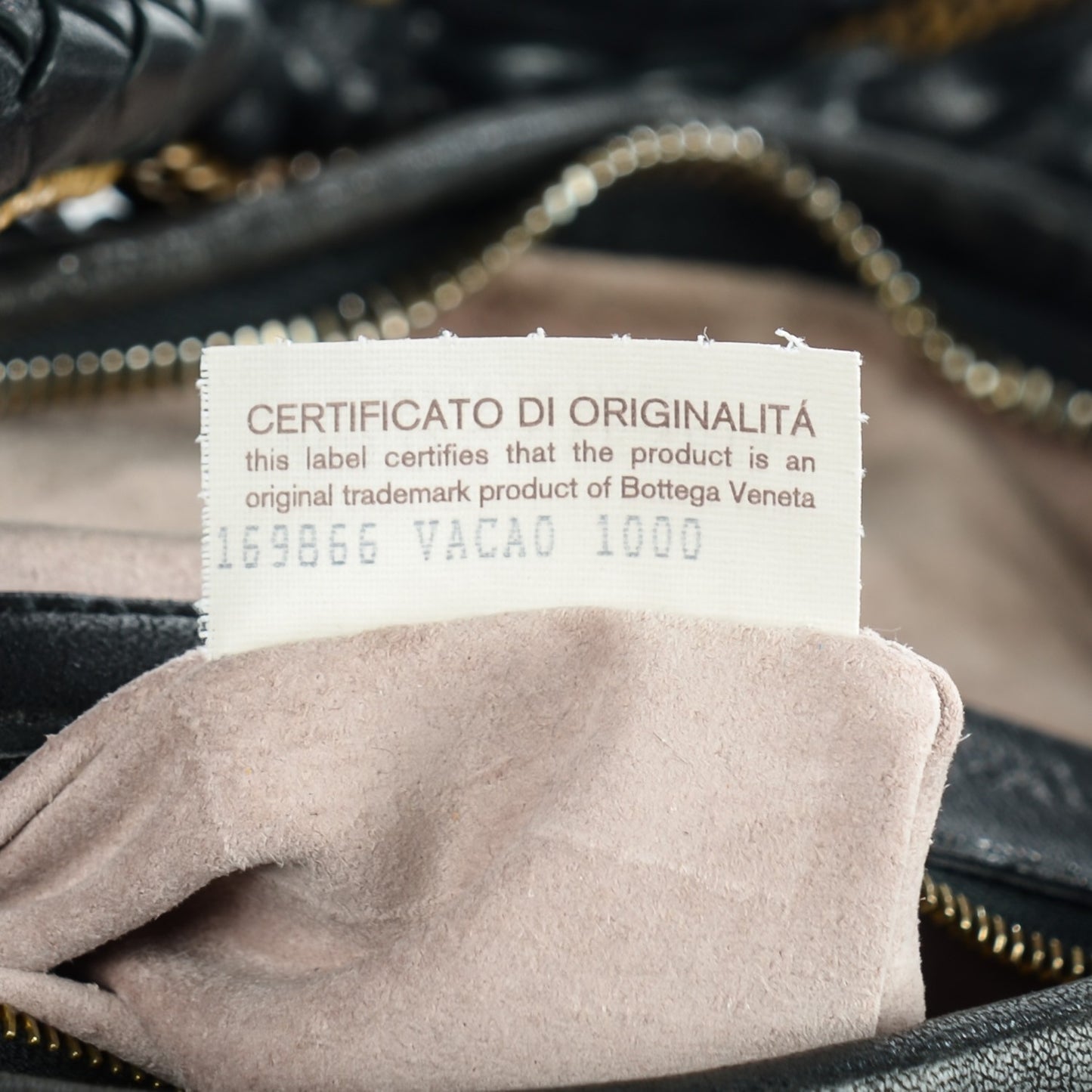 Nappa Intrecciato Medium Veneta Chain Hobo Nero Black