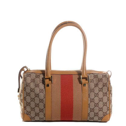 Gucci Monogram Web Boston Orange 1 of 8