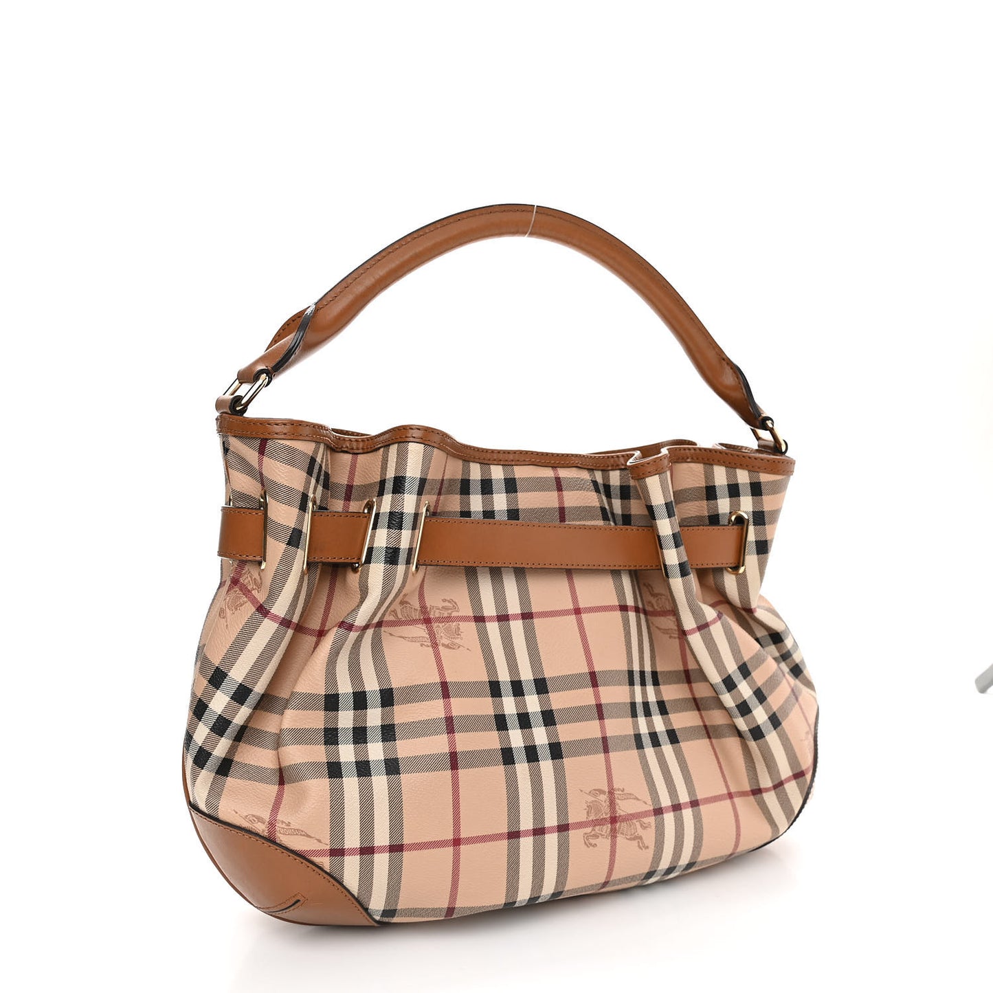 Haymarket Check Medium Willenmore Hobo Tan