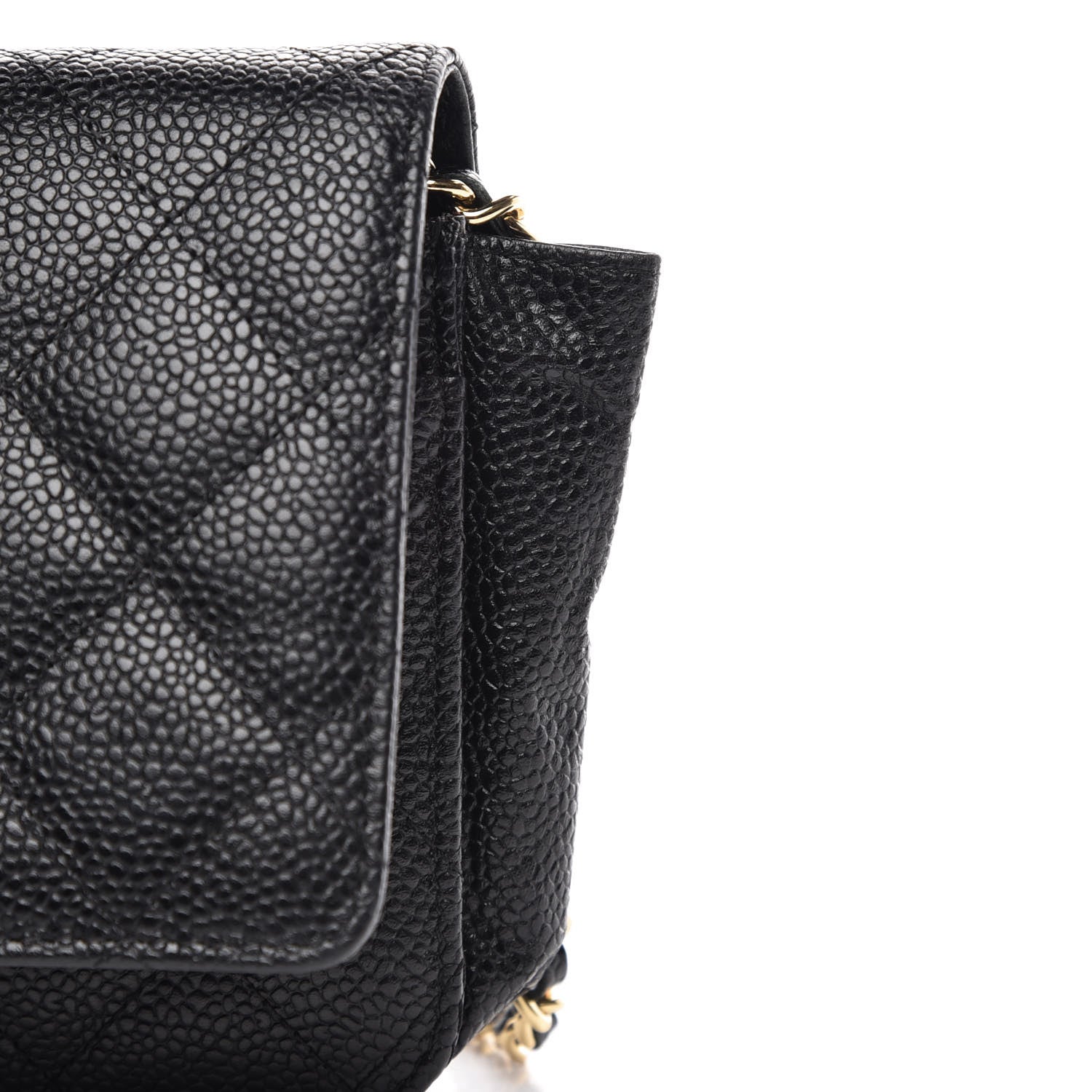 Chanel Caviar Quilted Wallet On Chain WOC Black 10 of 11