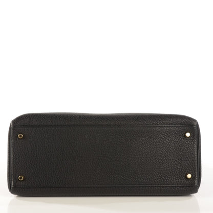 Hermes Taurillon Clemence Kelly Retourne 35 Black 5 of 23