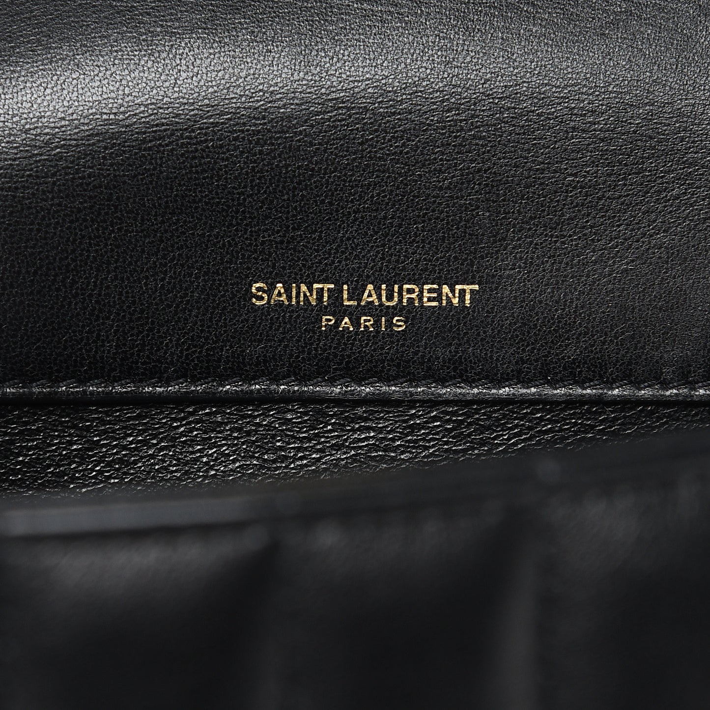 Lambskin Matelasse Monogram Medium Vicky Chain Bag Black