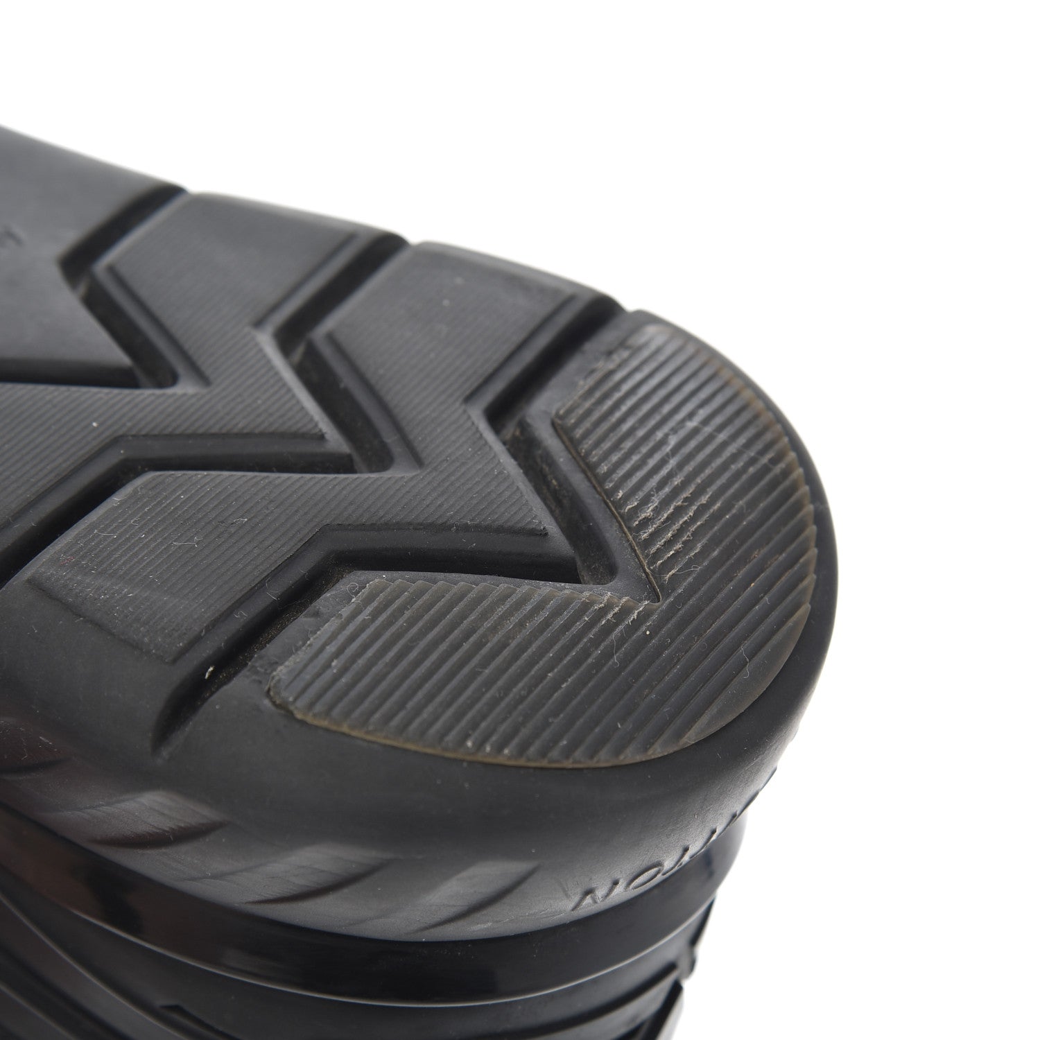 Louis Vuitton Neoprene Mesh Rubber Fastlane Low Sneakers 7.5 Black 8 of 15