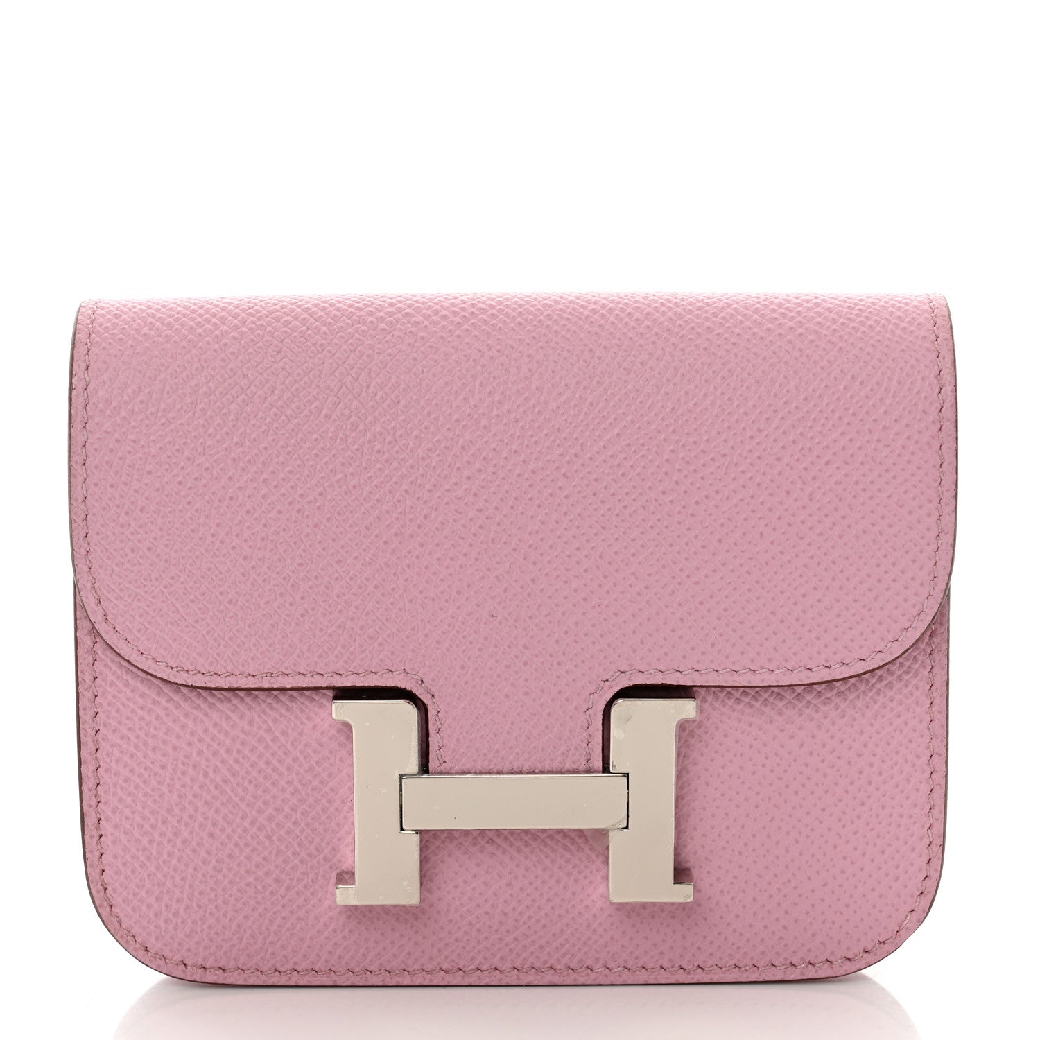 Hermes Epsom Constance Slim Wallet Mauve Sylvestre 2 of 10