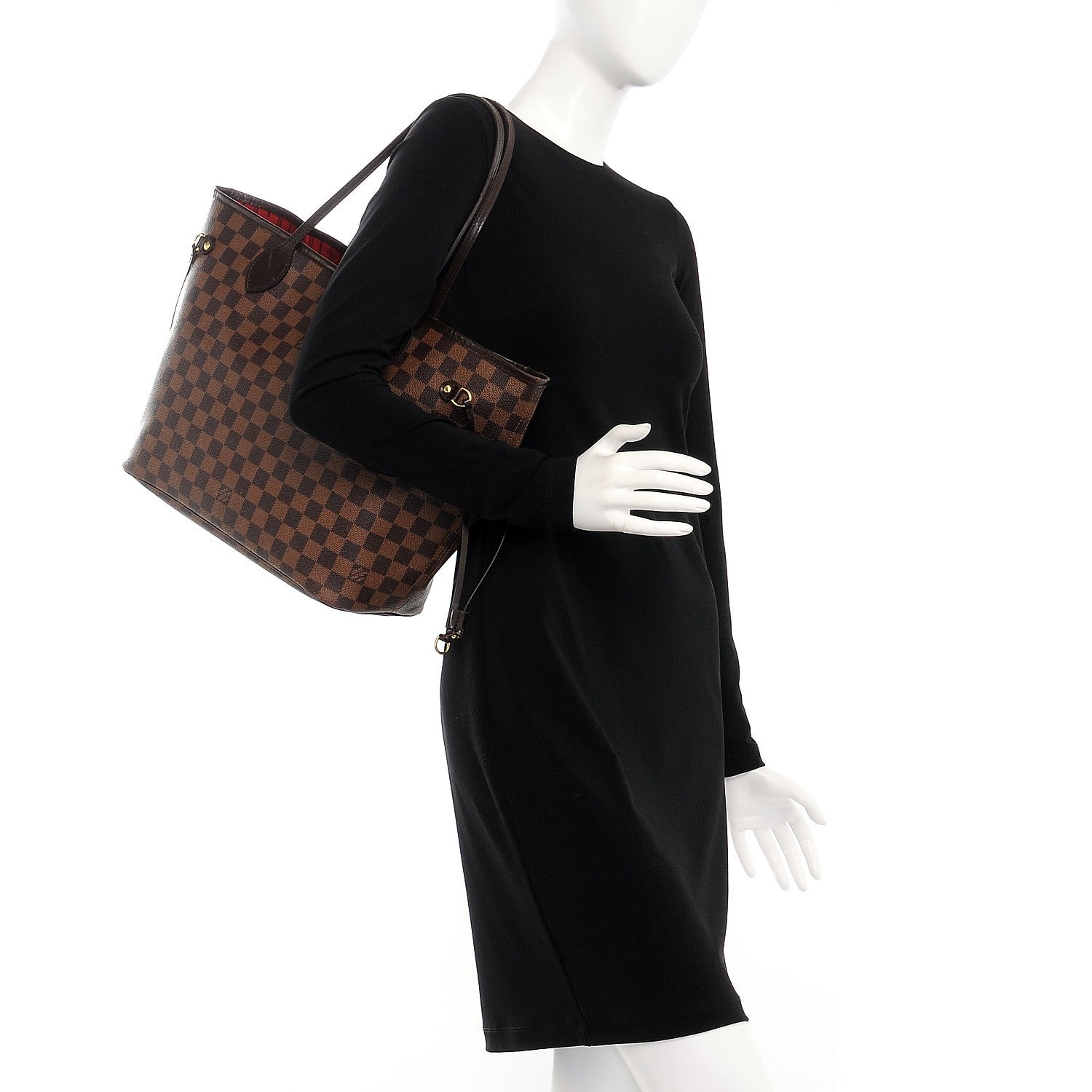 Louis Vuitton Damier Ebene Neverfull MM 2 of 17
