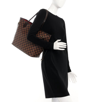 Louis Vuitton Damier Ebene Neverfull MM 2 of 17