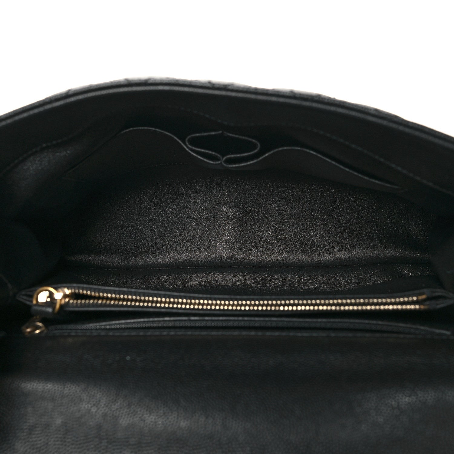 Chanel Caviar Lizard Quilted Medium Coco Handle Flap Black 5 of 10