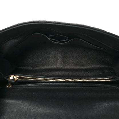 Chanel Caviar Lizard Quilted Medium Coco Handle Flap Black 5 of 10