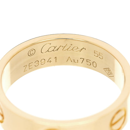 Cartier 18K Yellow Gold 5.5mm LOVE Ring 55 7.25 4 of 5