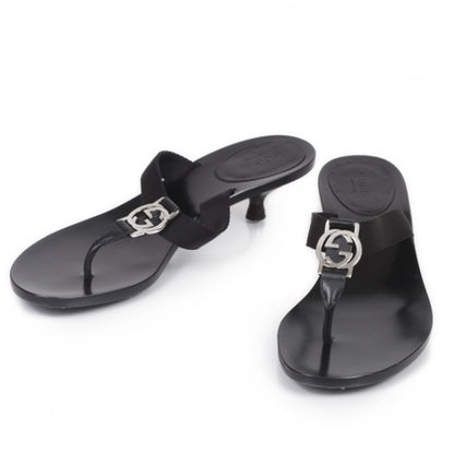 Gucci Leather GG Reins Thong Sandals 7 1 of 10