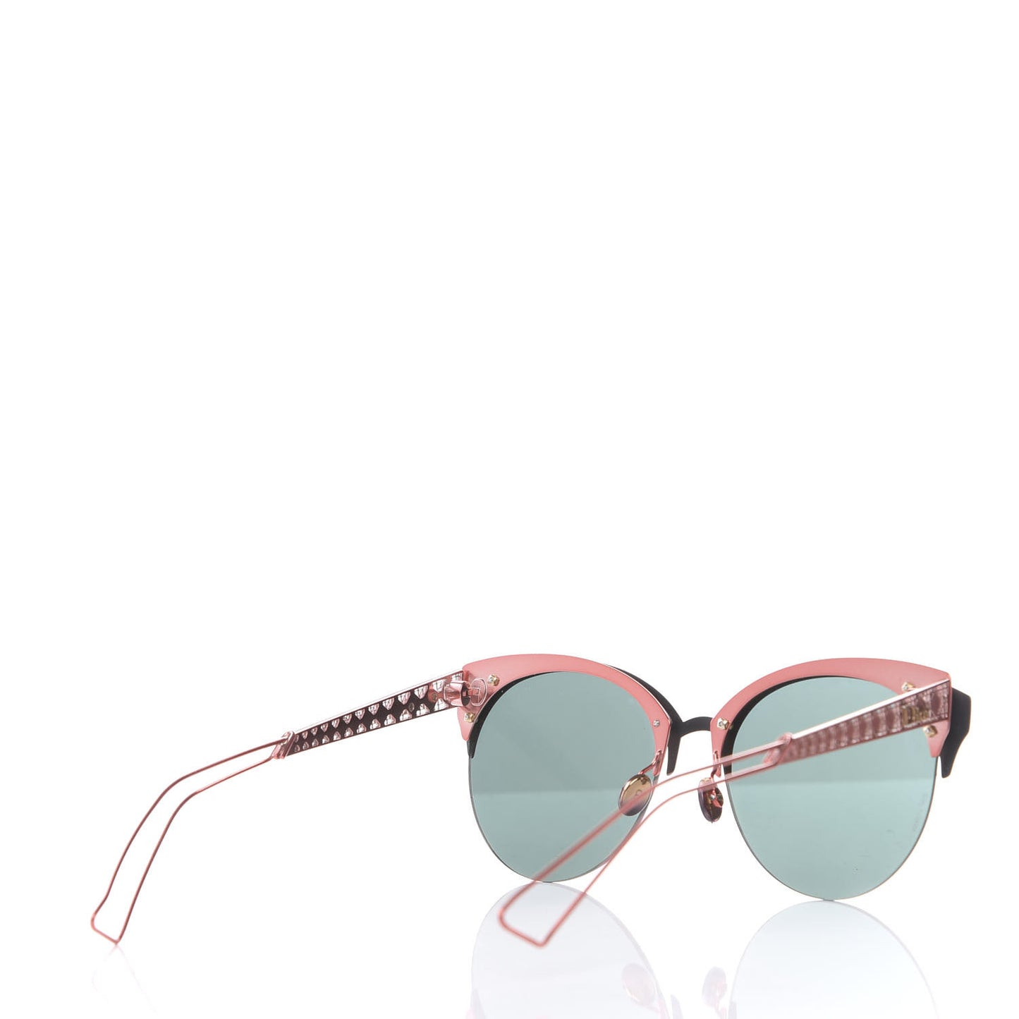 Diorama Caged Mirrored Sunglasses Pink