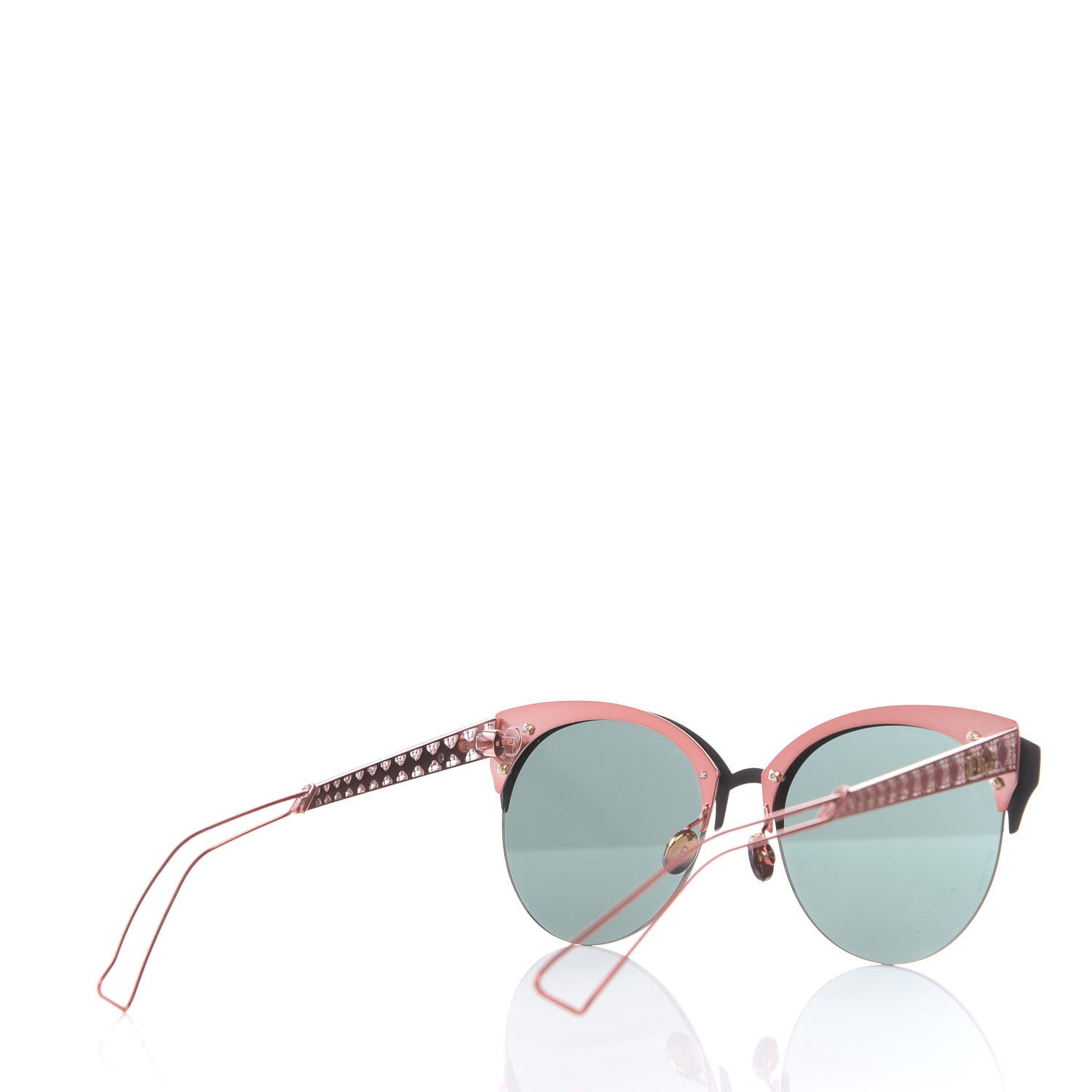 Christian Dior Diorama Caged Mirrored Sunglasses Pink 3 of 7