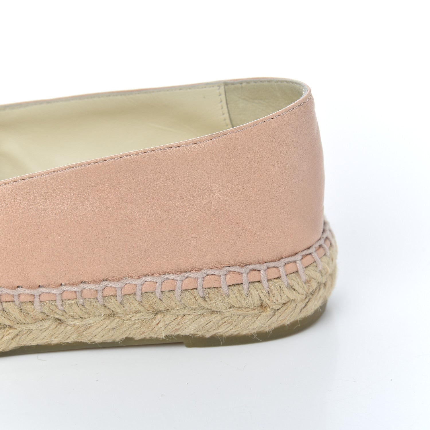 Chanel Lambskin CC Espadrilles 35 Nude 8 of 20