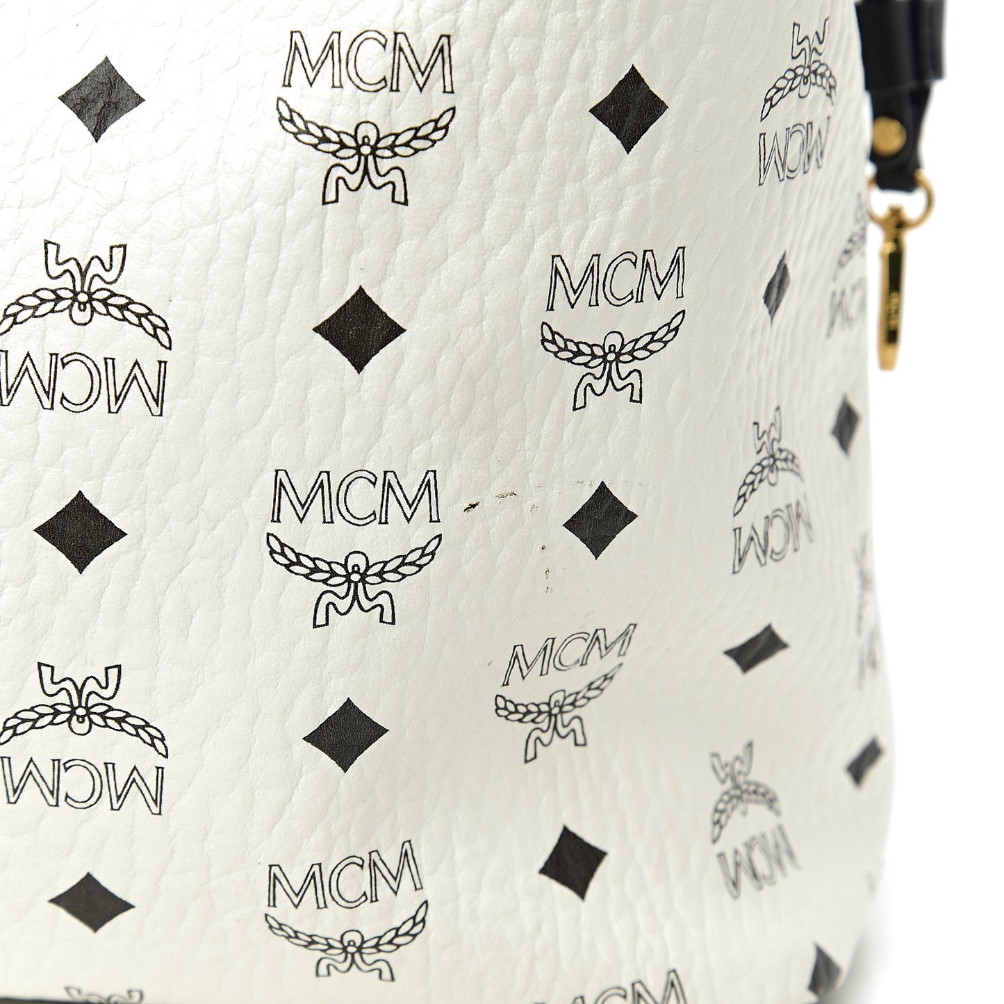 Visetos Medium Project Reversible Shopper Tote White