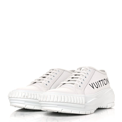 Louis Vuitton Canvas LV Squad Sneakers 37.5 White 3 of 11