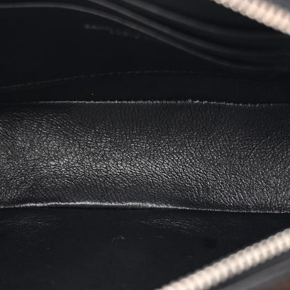 Saint Laurent Shiny Calfskin Monogram Mini Lou Camera Bag Black 5 of 11