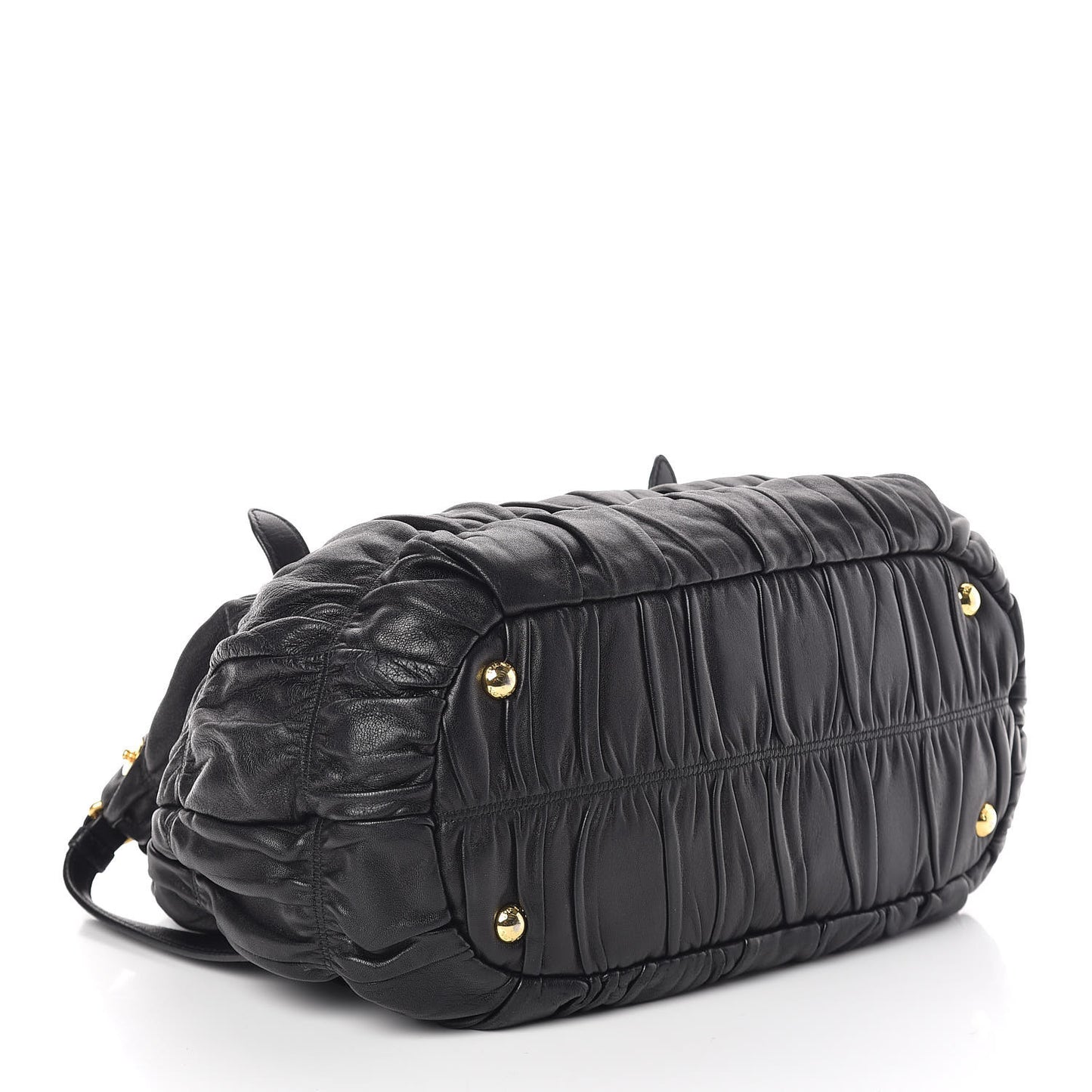 Nappa Gaufre Tote Black