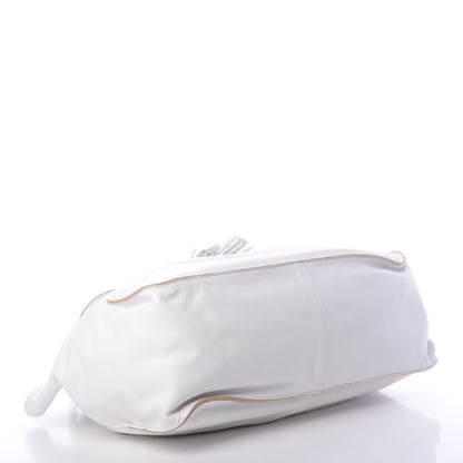 Prada Nappa Soft Drawstring Tote White 4 of 14
