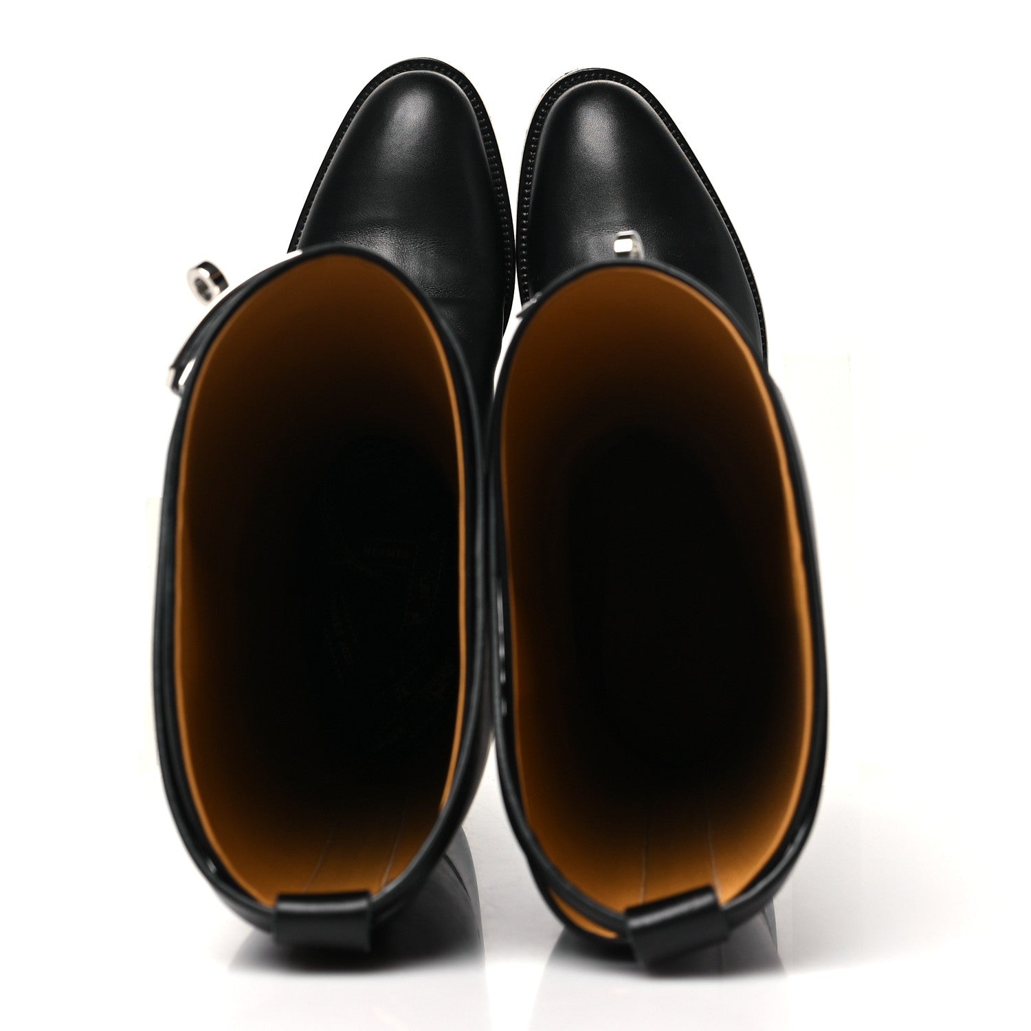 Hermes Box Kelly Jumping Boots 38.5 Black 2 of 9