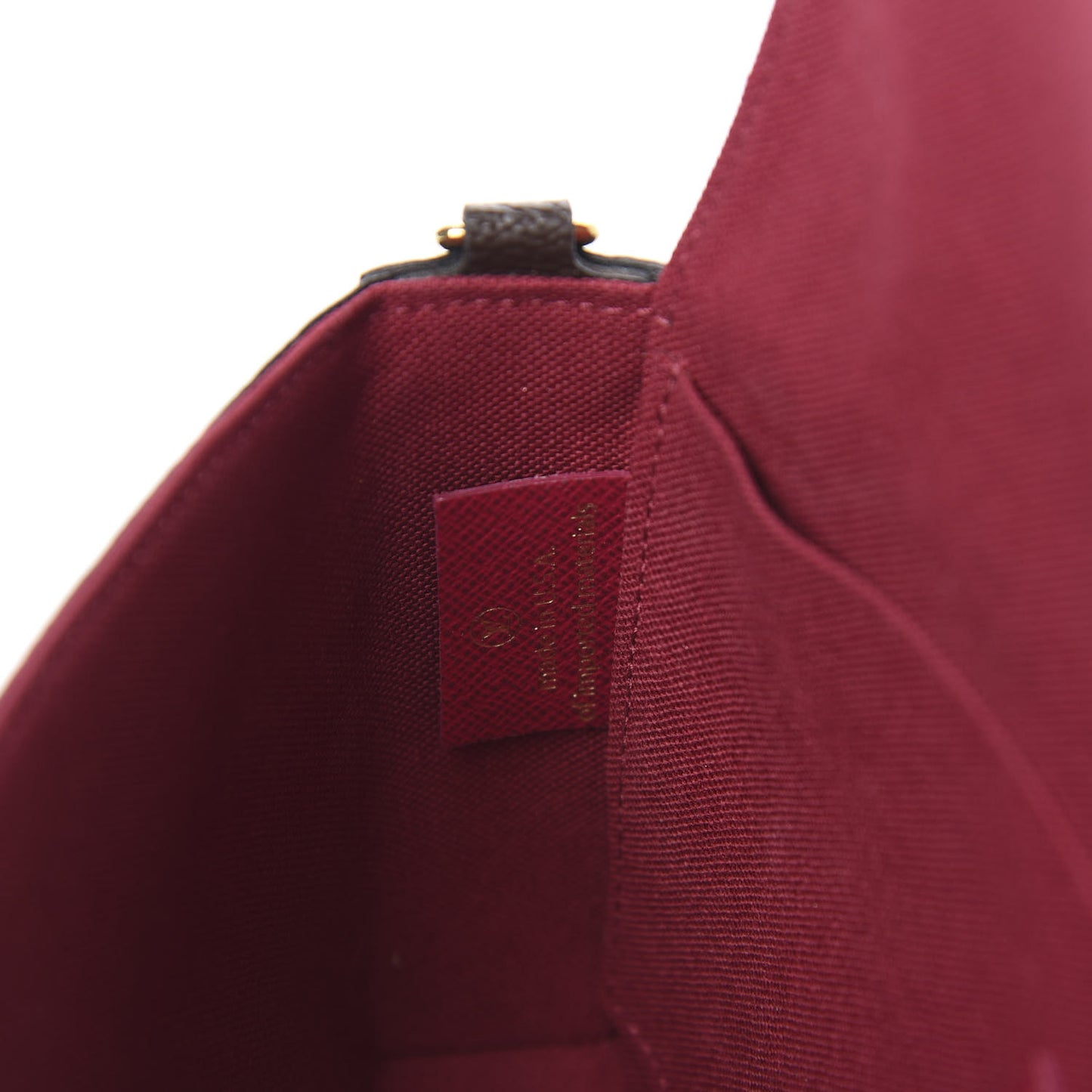 Monogram Pochette Felicie Chain Wallet Fuchsia