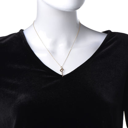 Tiffany 18K Rose Gold Mini Heart Key Pendant Necklace 2 of 6