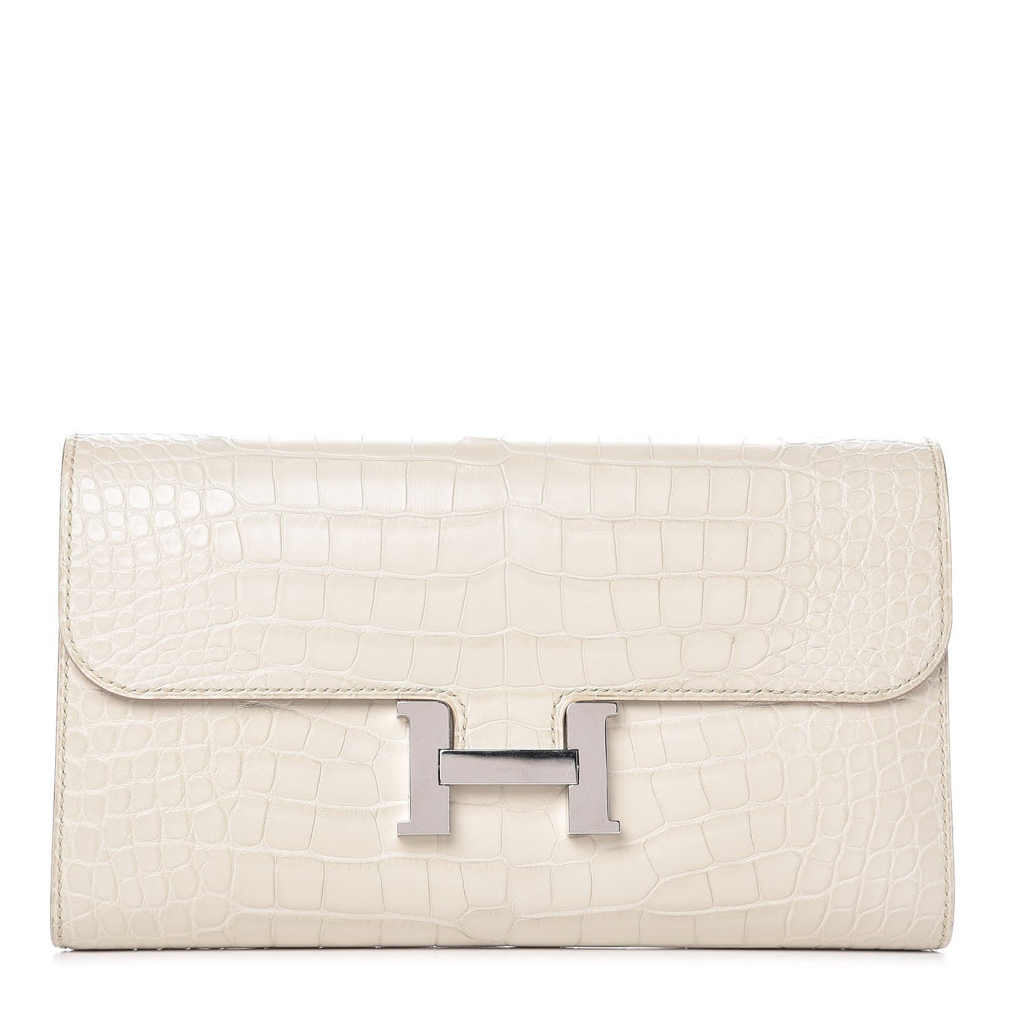 Matte Alligator Constance Wallet Beton