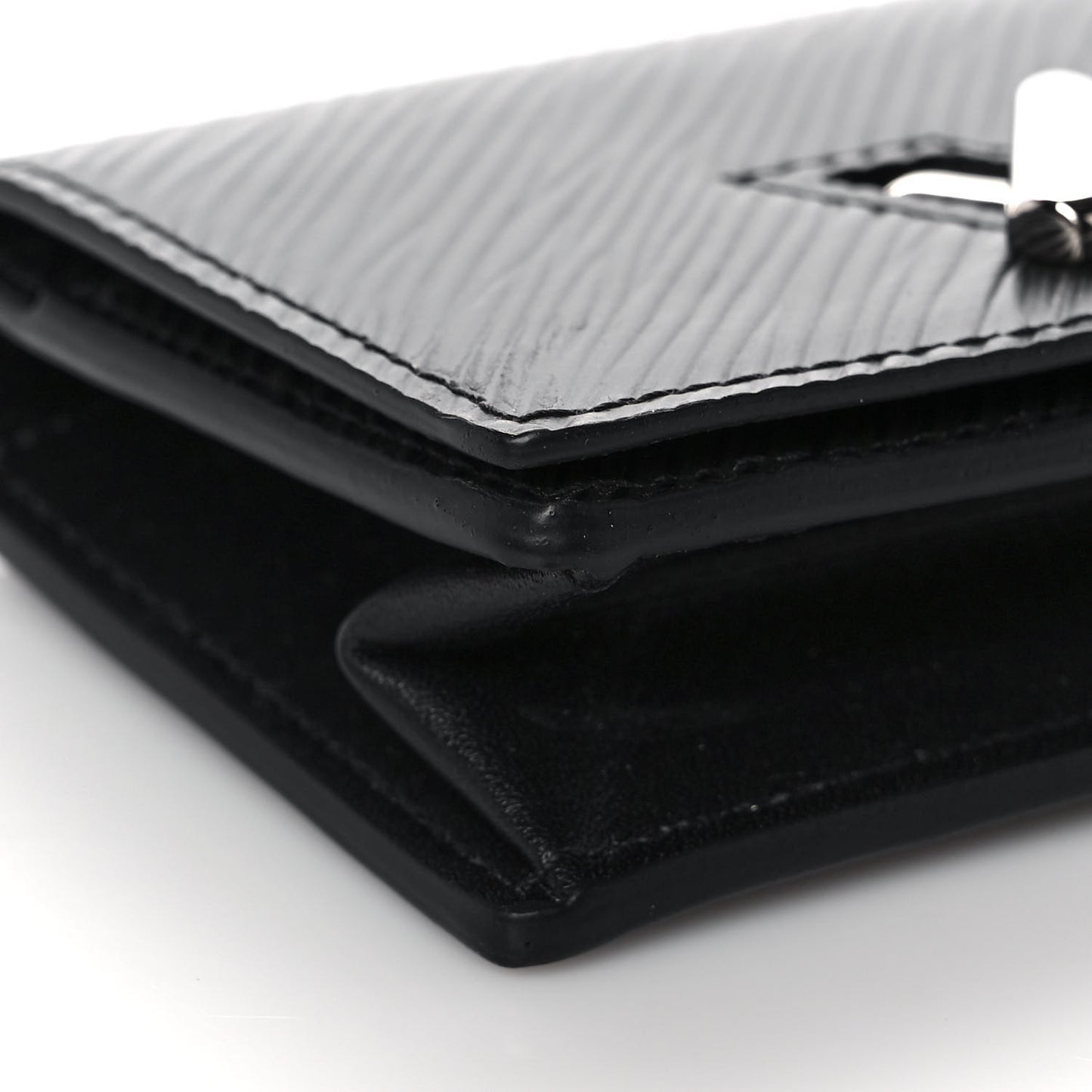 Epi Twist Compact Wallet Black